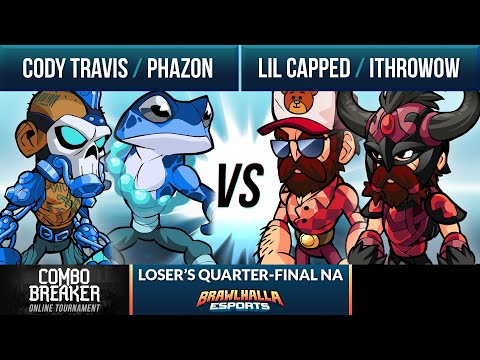 Cody Travis & Phazon vs Lil Capped & iThrowow - Loser's Quarter-Final  Combo Breaker 2020 - 2v2 NA