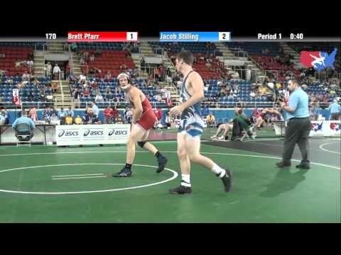 Fargo 2012 170 Round 3: Brett Pfarr (Minnesota) vs. Jacob Stilling (Wisconsin)