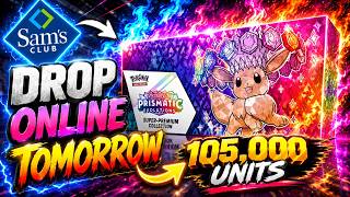LOCK IN! Pokémon Prismatic Evolutions SPC Drop Online TOMORROW at Sam's Club! Membership Discount!