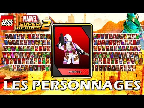 LES PERSONNAGES - LEGO MARVEL SUPER HEROES 2