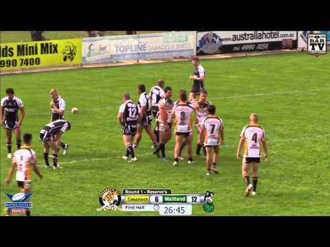 Real NRL Reserve Grade 'Feature Match' Highlights Cessnock v Maitland