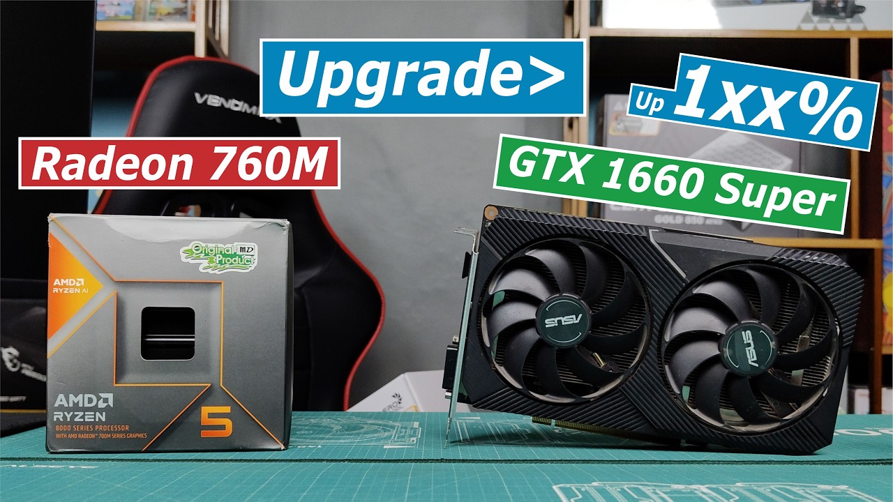 UPGRADE AMD Ryzen 5 8600G iGPU Radeon 760M ke GTX 1660 Super Gimana Performanya?