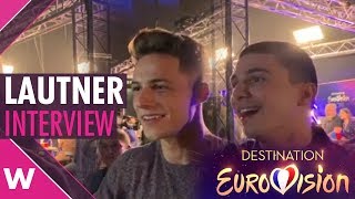 Lautner - "J'ai pas le temps" Interview @ Destination Eurovision 2019 | wiwibloggs
