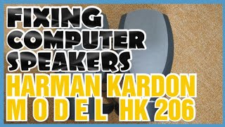 Video thumbnail for FIXING COMPUTER SPEAKERS HARMAN KARDON MODEL HK206 || DTechTV by D' Tech TV