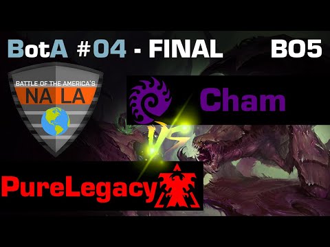 StarCraft 2 - Cham vs PureLegacy (ZvT) BO5 - FINAL - Battle of the Americas #04 [PT-BR]
