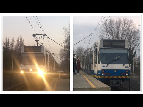[Zeldzaam!] GVB S1 50 met S2 62 op sleeptouw (zonder pantograaf omhoog!) door Uilenstede!!