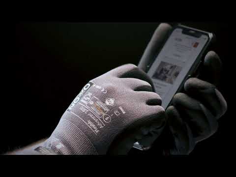 OX-ON Flexible Advanced1900 - with touch feature + food approved. Work gloves for professionals.