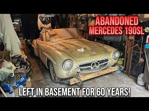 Thumbnail for First Wash in 60 Years: ABANDONED in Basement Mercedes 190SL! | Car Detailing Restoration by SEAT, video, WiLL, Jeep, Car, Vehicle, vide