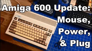 Amiga 600 Update #2: Debug New Mouse, 3D Printed Power Plug, & Astec Power Supply