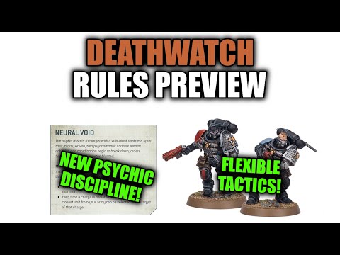 NEW DEATHWATCH RULES! Strats, Traits, Relics, And More! │ Warhammer 40k 9th Edition