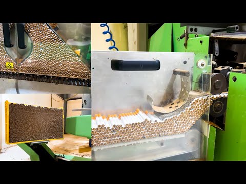 How Commercial Cigarettes Are Made - Complete Cigarette Manufacturing Process