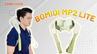 Máy Massage Cổ Vai Gáy Có 2 Mức Nhiệt Chườm Ấm - Review Máy Massage Vai Cổ Bomidi MP2 Lite