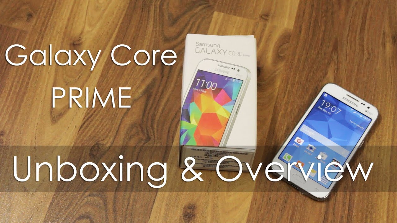 Samsung Galaxy Core PRIME Budget Android Unboxing & Overview