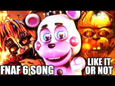 FNAF 6 SONG (Like It Or Not) LYRIC VIDEO - Dawko & CG5