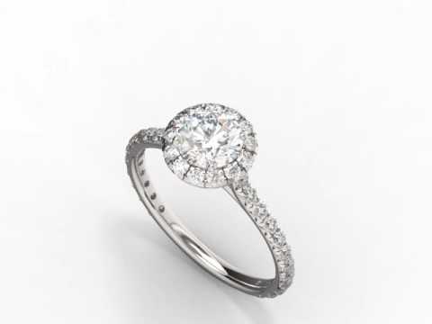 POLAD Diamond Engagement Ring - 1.30 ctw D40351-1W