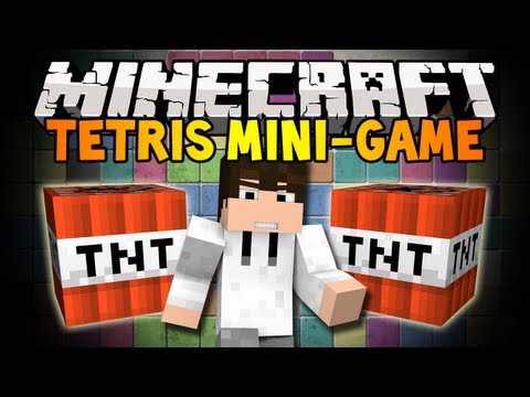 Minecraft Mini-Game: Tetris! w/ Kricken, Vikkstar, Booshman & Joe!
