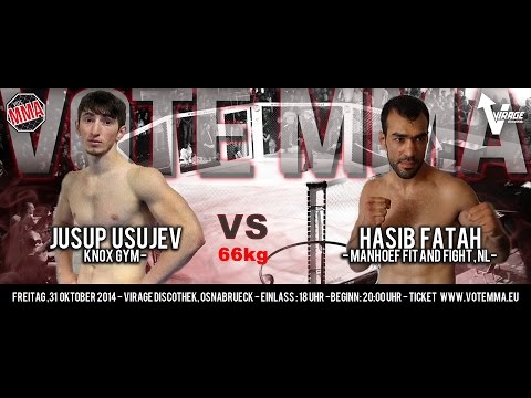 VoteMMA 2 - 66 kg - Ref GoPro Video: Jusup Usujev vs Hasib Fatah