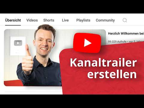 Erstelle einen Kanaltrailer, der Abonnenten gewinnt (mit Vorlage)