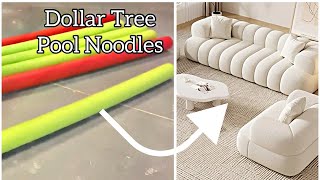 NEW DOLLAR TREE Pool Noodle CHAIR IDEA TO TRY OUT!