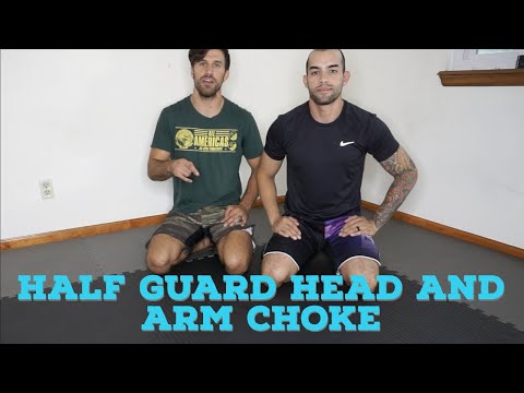 Head and arm choke from half guard || The Jiu Jitsu Journal || BJJ Techniques