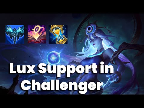 Aggressive Lux Support with Sona ADC in Challenger