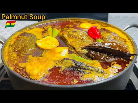 Palmnut Soup Recipes/ Banga Soup /how to prepare Abenkwan/best but easy palmnut soup