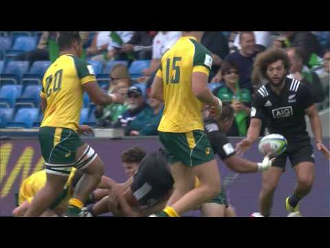 MASSIVE hand-off and epic try! - New Zealand U20s