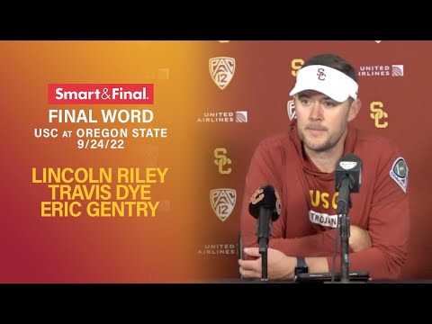 Postgame Press Conference: USC vs. Oregon State