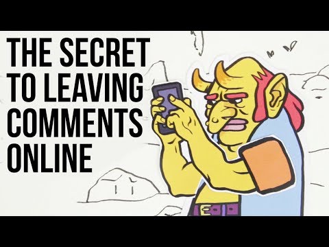 網上留言的祕密 (The Secret to Leaving Comments Online)