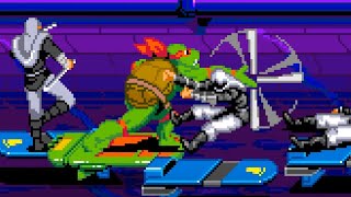 Casual Longplay: TMNT - Turtles in Time (Arcade UAA version) full game for 1 Player with Raphael