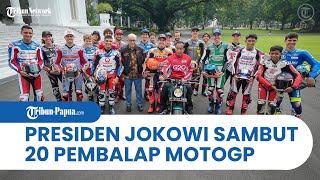 Momen Presiden Joko Widodo Ngobrol Bareng 20 Pembalap MotoGP, Tampak Disambut Baik di Instana Negara
