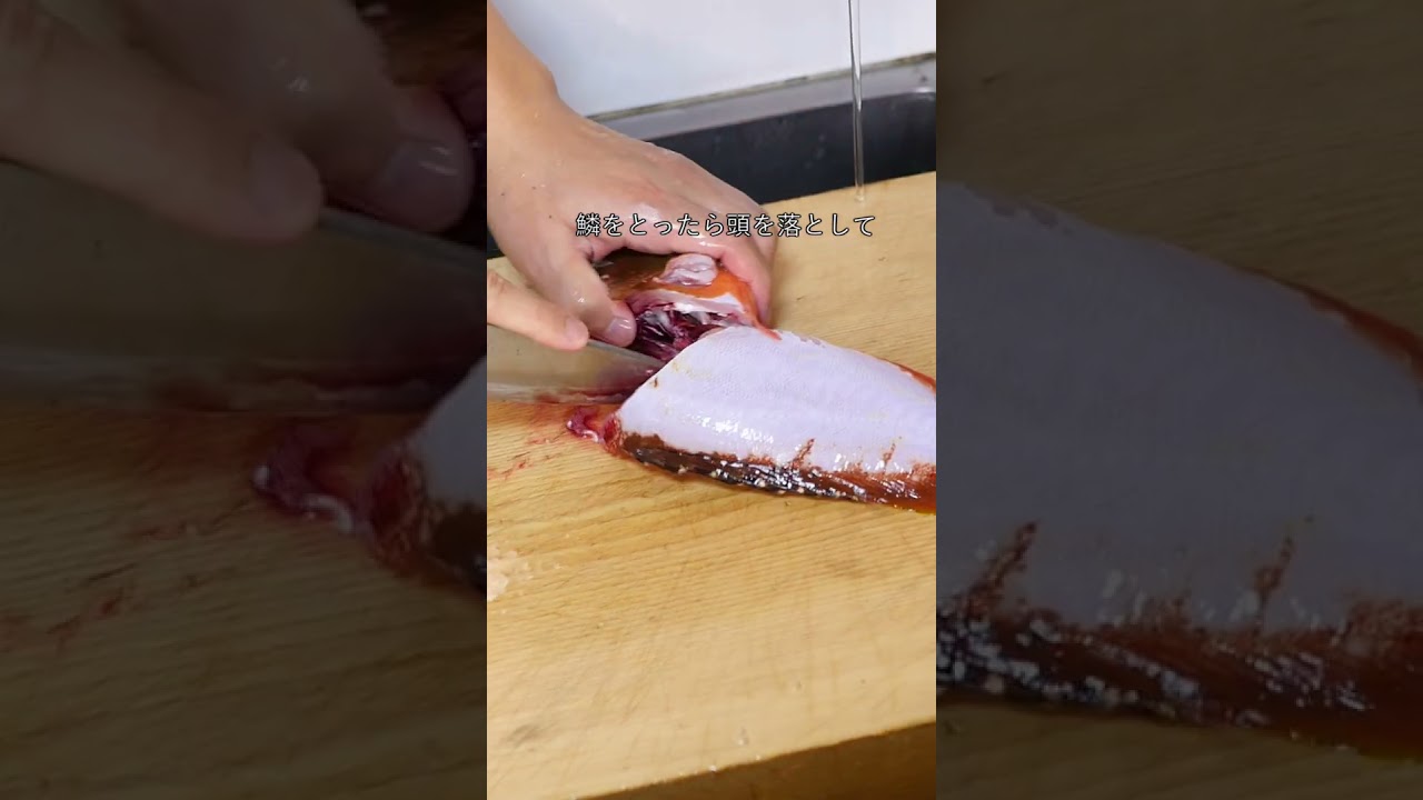 アカハタを捌く　 #魚  #料理