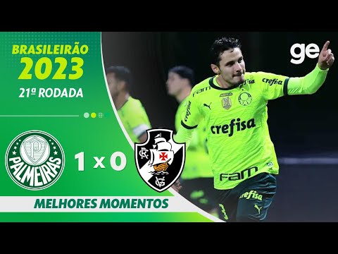 Gols e lances de Palmeiras x Vasco da Gama