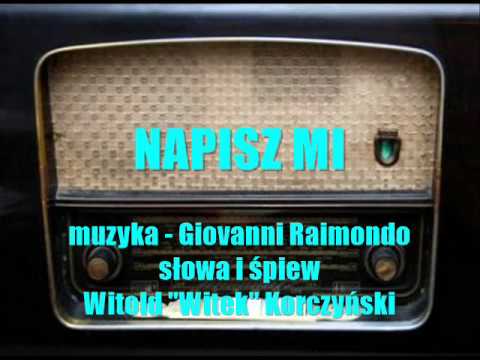 NAPISZ MI - tango Scrivimi - vocal