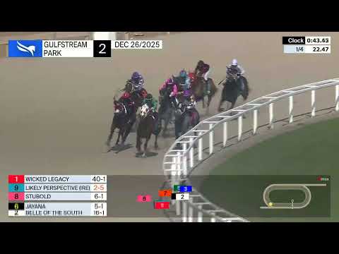 Gulfstream Park December 26, 2025 Race 2