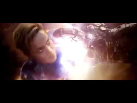 Captain marvel VS Thanos + wild audience reaction | Epic battle| |Avengers Endgame|