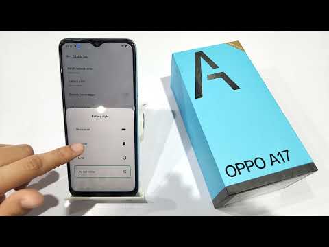 How to show battery percentage in oppo A17,A17k | Battery percentage kaise show kare