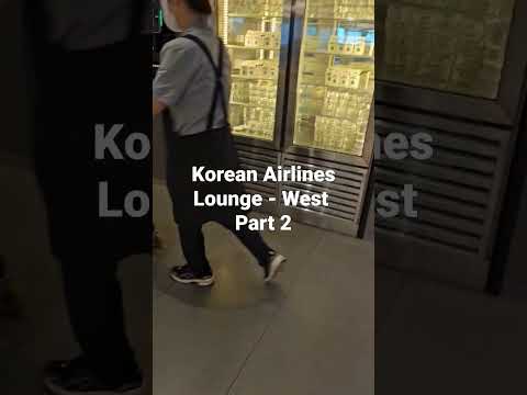 Parte 2 - Lounge da Korean Airlines - Oeste: Classe Prestige no Terminal 2 do Aeroporto de Incheon