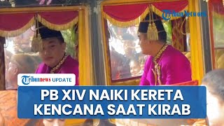 PB XIV Hamangkunegoro Naiki Kereta Kyai Garuda Kencana untuk Dikirab seusai Dinobatkan