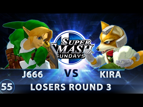 SSS 55 - J666 (Link) vs. Kira (Fox) - SSBM Top 32 LR3 - Smash Melee