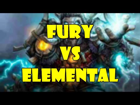 Rank 1 Ele Shaman vs Fury Warrior - Snodz vs Pilav (WoD Duels)