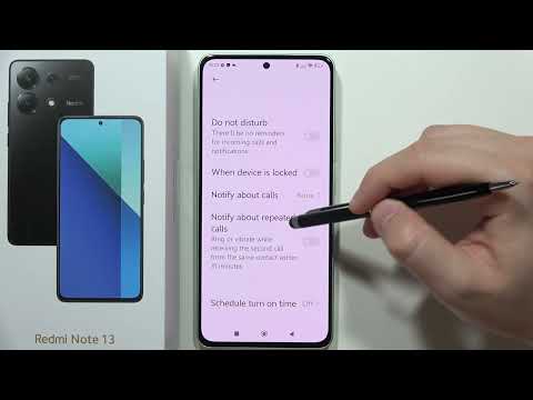 How to Turn ON/OFF Do Not Disturb Mode on Redmi Note 13 - Enable DND Mode
