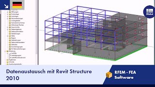 preview picture of video 'Dlubal RFEM - Datenaustausch mit Revit Structure 2010'