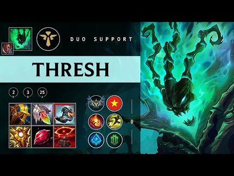 Thresh Support vs Bard - VN Challenger Patch 25.24