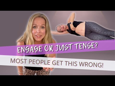 Are You Engaging Your Core or Just Tensing It? (Most People Get This Wrong!) #pilates