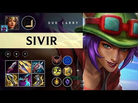 Sivir ADC vs Vayne - EUW Grandmaster Patch 25.23