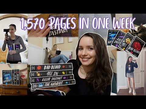 Reading the entire The Naturals series | spoiler free reading vlog