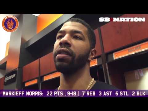Suns vs Hawks Markieff Morris Post Game 3.13.15