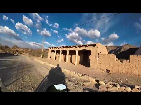 Cachi a Cafayate solo Moto extendido por Ruta 40 . sin Quebrada de las Flechas