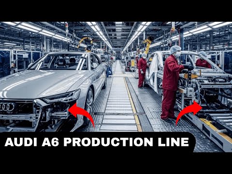 Inside the Audi A6 Factory — High-Tech German Luxury Car Manufacturing